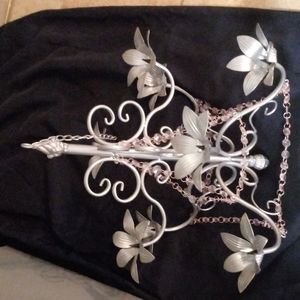 Vintage. Victorian 90s Candle Chandelier,